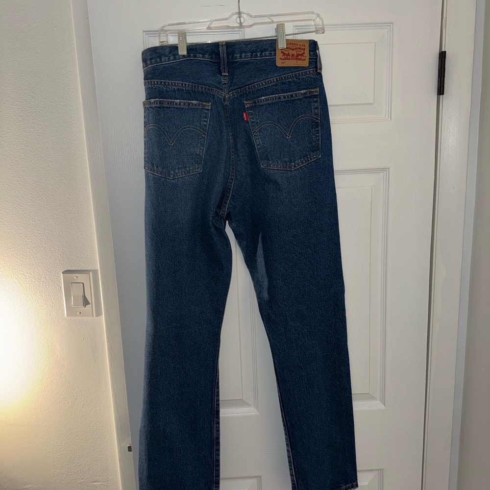 Levi's Dark Blue Straight-Leg Jeans